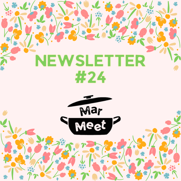 Logo NL avec des petites fleurs de toutes les couleurs